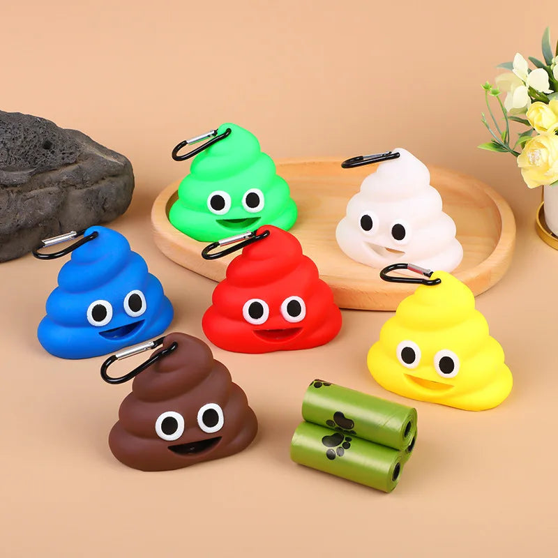 Poop Emoji Poop Bag Dispenser