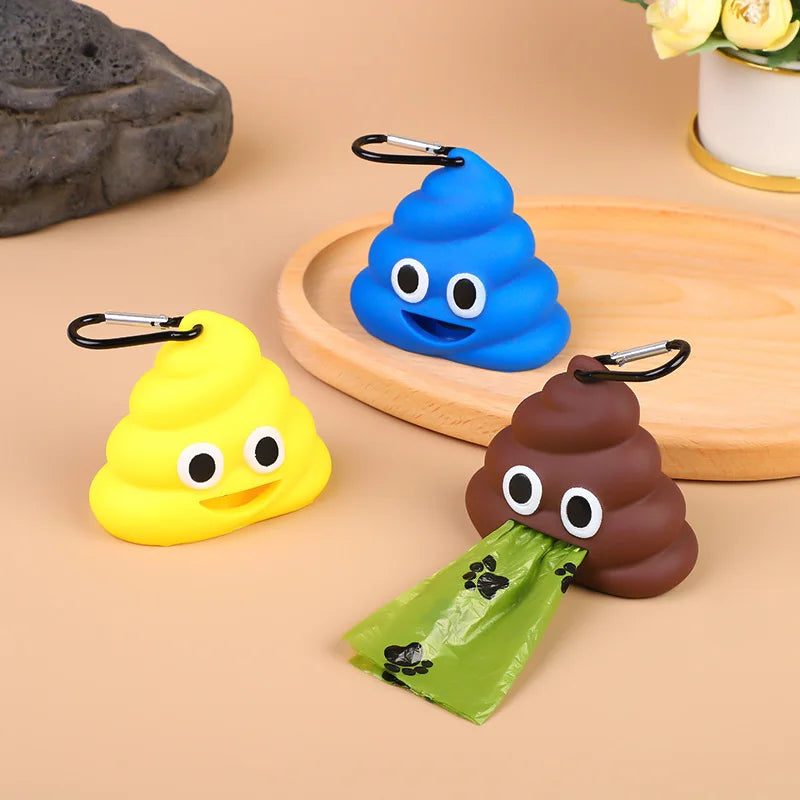 Poop Emoji Poop Bag Dispenser