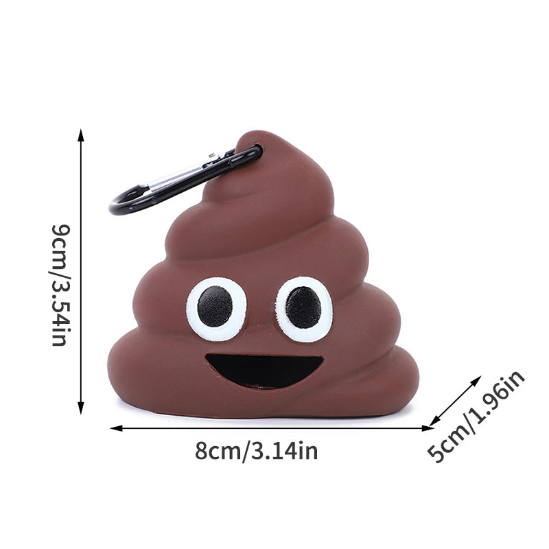 Poop Emoji Poop Bag Dispenser