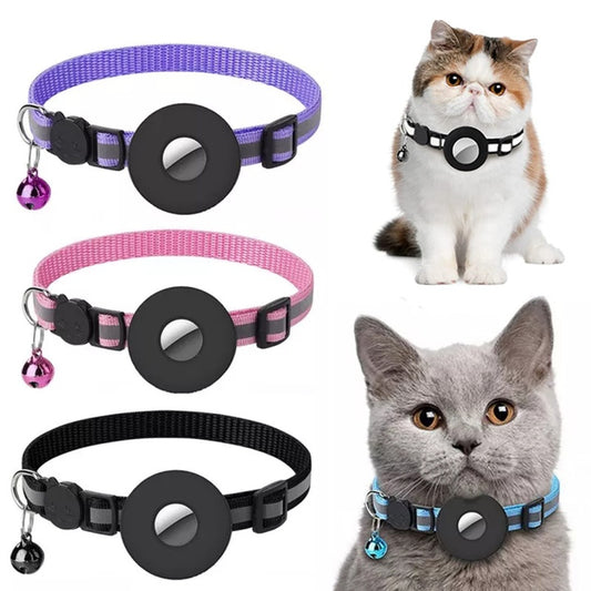 Reflective Cat Collar With Waterproof Holder For AirTag