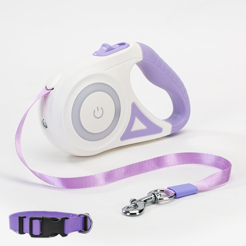 Dog Leash With Built-in Spotlight