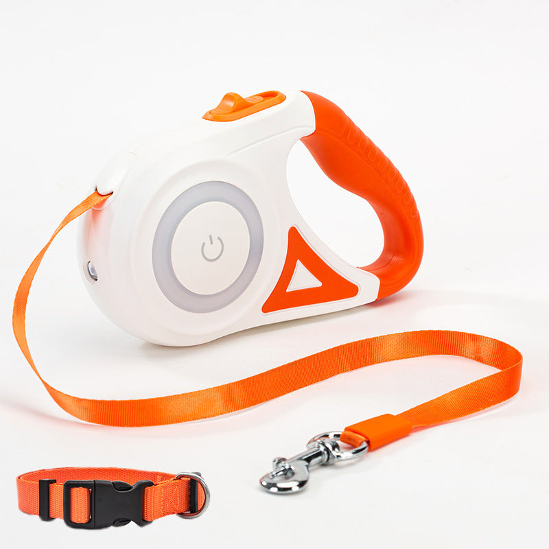 Dog Leash With Built-in Spotlight